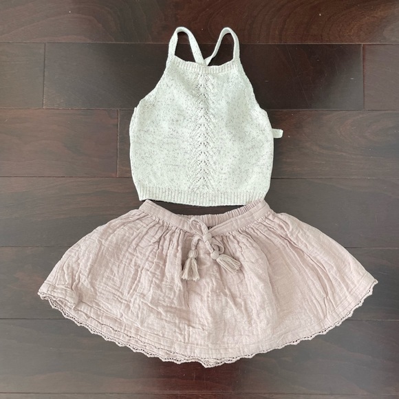 Jamie Kay Other - Jamie Kay Organic Cotton Muslin Lace Hazel Skirt in Sweetpea, size 4